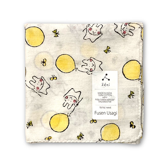 admi ハンカチ fusenusagi