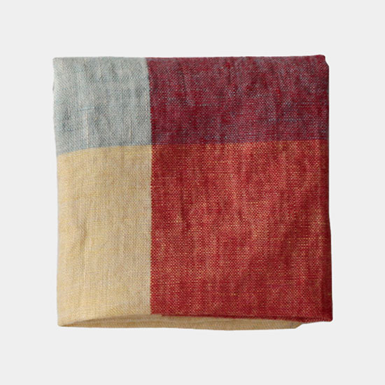 ハンカチ　エシェル Red