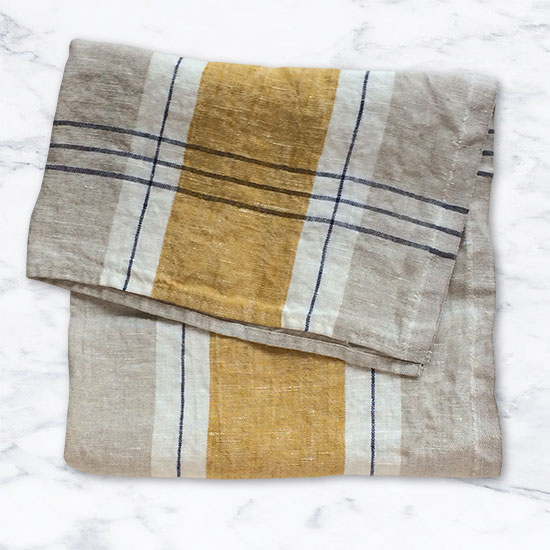 キッチンクロス サンティエ イエロー