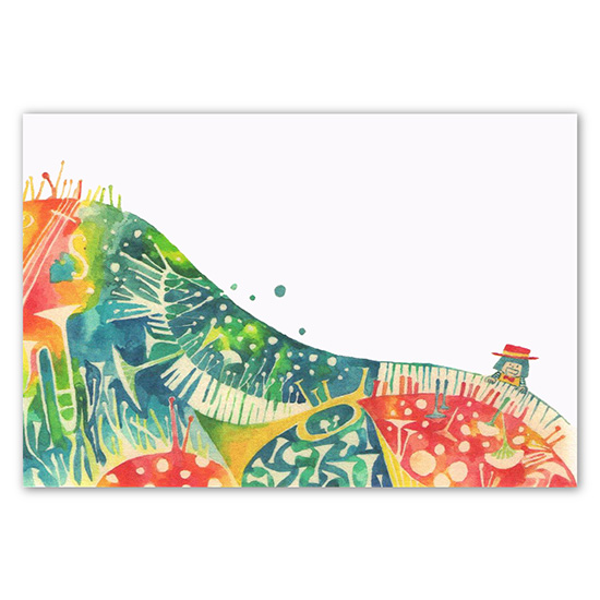 Post card mariya キノコと音楽