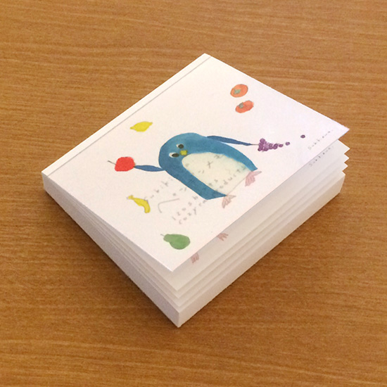 ブロックメモ　ペンギン