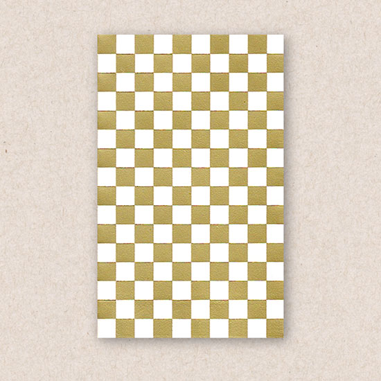 おとなのぽち袋　市松