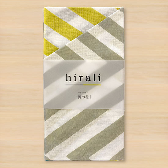 hirali 手ぬぐい　菱の花